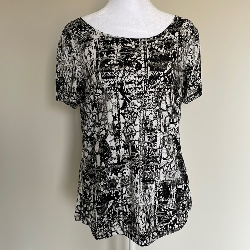 Peter Naygard Metallic Marble Shirt